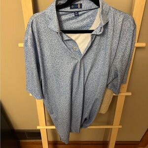 Stitch golf Blue Patterned Men's Shirt